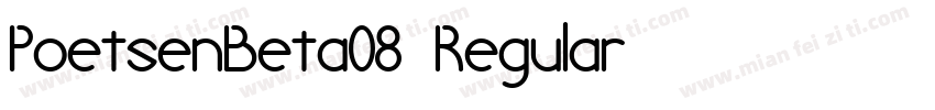 PoetsenBeta08 Regular字体转换